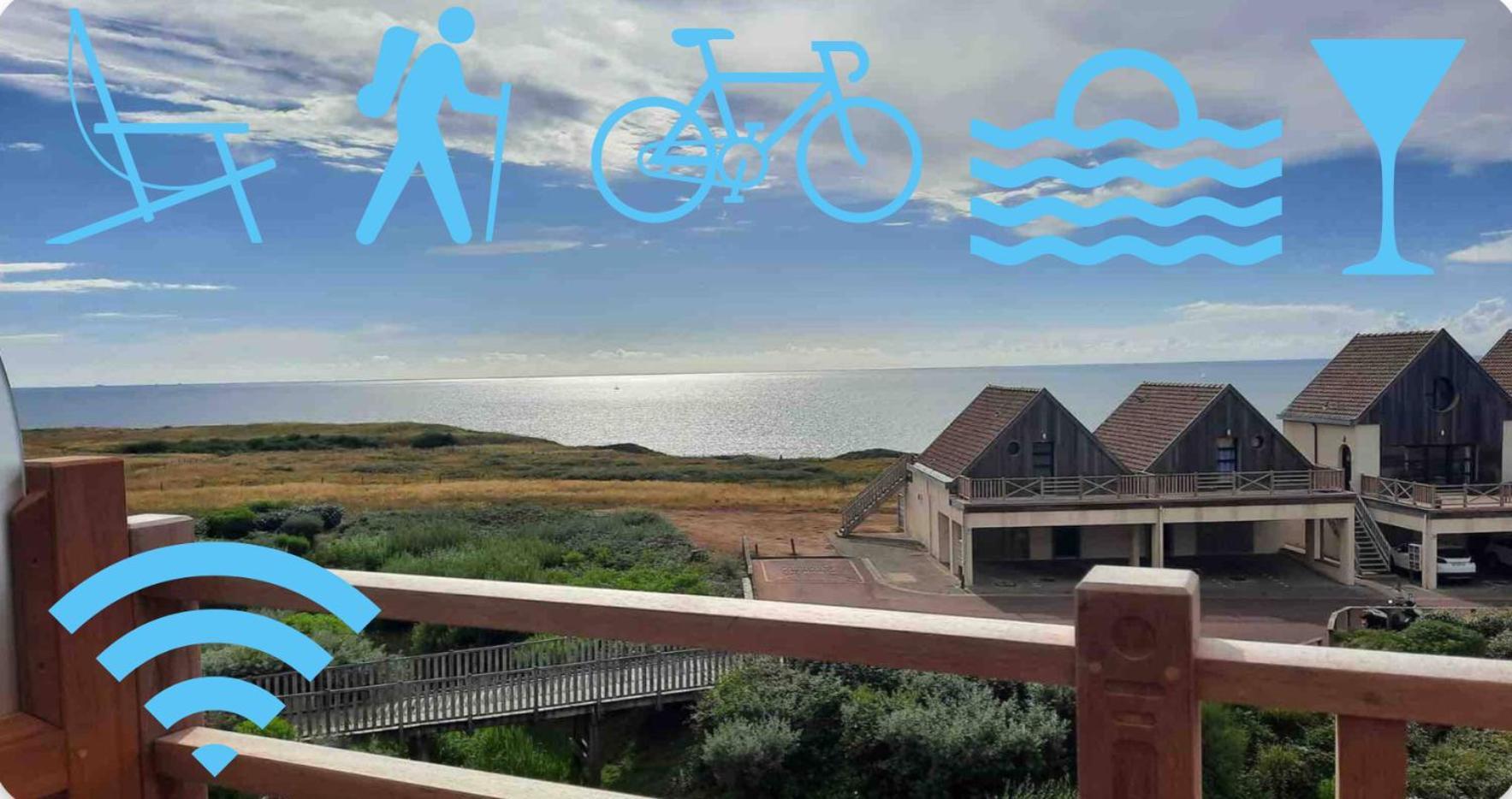 Le 246 - Duplex Face A La Mer Pour 4 Personnes, Wifi, Tv Full Sat, Parking 위머로우 외부 사진